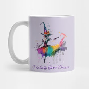 Witch Wickedly Good Dancer Colorful Ballerina Halloween Mug